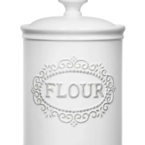 New TAWCHES Airtight Flour Ceramic Canister For Countertop Or Pantry - Picture 1 of 4
